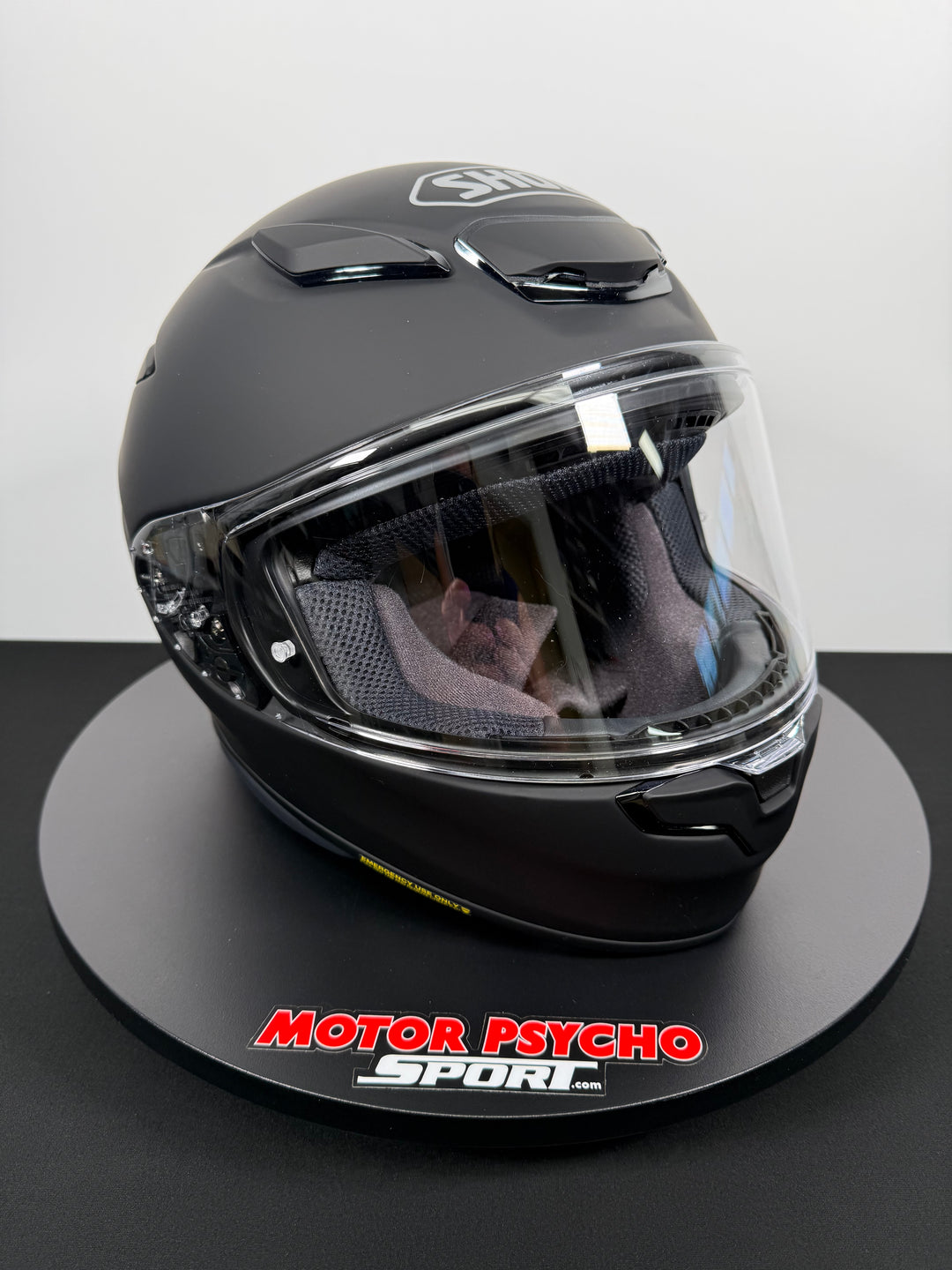 Shoei RF-1400 Helmet - Matte Black - Size Small - USED / OPEN BOX #3 Motor Psycho Sport Shoei RF-1400 Helmet - Matte Black - Size Small - USED / OPEN BOX #3 Motor Psycho Sport