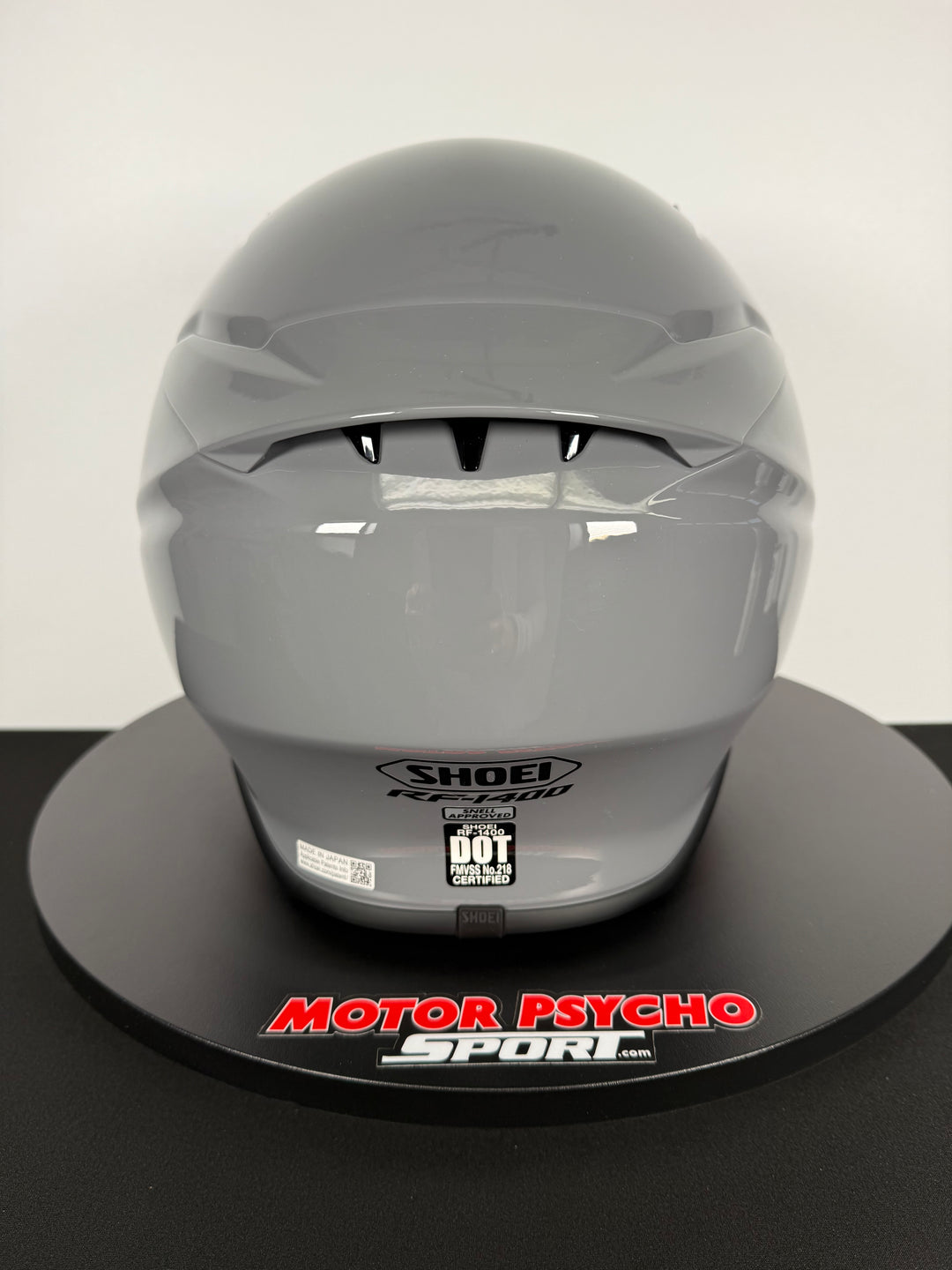 Shoei RF-1400 Helmet - Gloss Basalt Gray - Size M - USED / OPEN BOX - FINAL SALE / NO RETURNS
