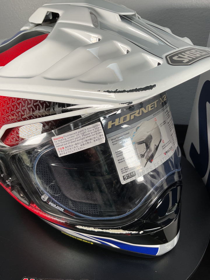 Shoei Hornet X2 Invigorate Adventure Helmet - TC-10 - Size Large - Used Fair