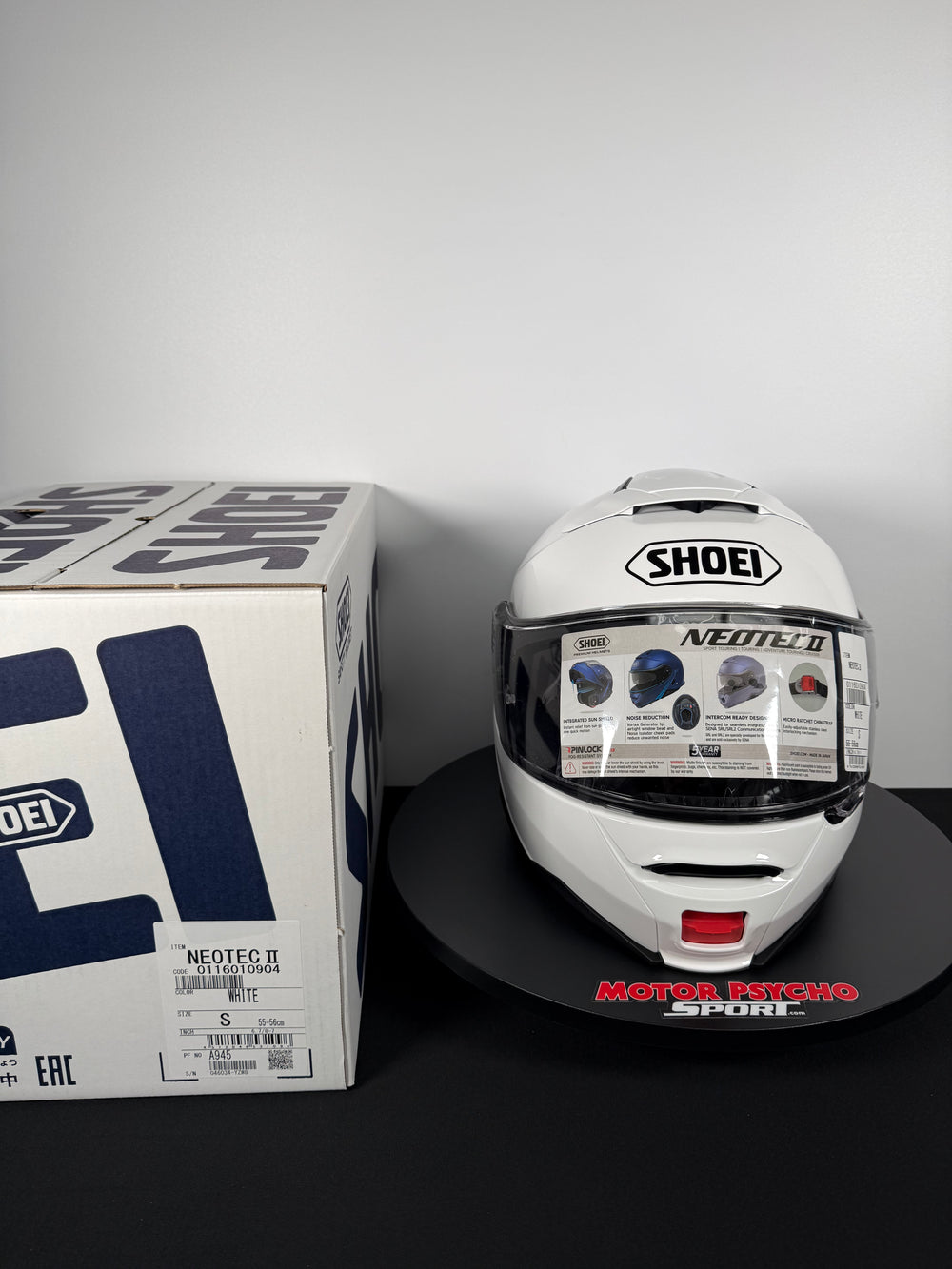 Shoei Neotec II Modular Helmet - White - Size Small