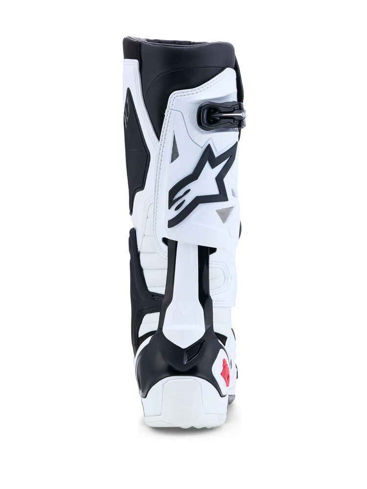 Alpinestars Tech 10 Boots - White/Black/Red (Idaho Warehouse)