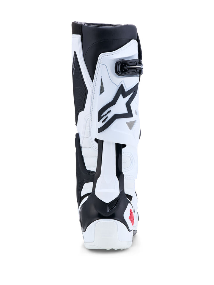 Alpinestars Tech 10 Boots - White/Black/Red (Idaho Warehouse)