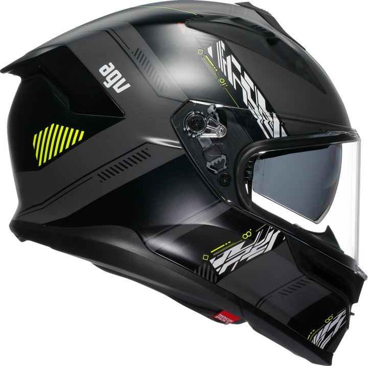 AGV K7 Helmet - Kyber Matte Gray/Yellow