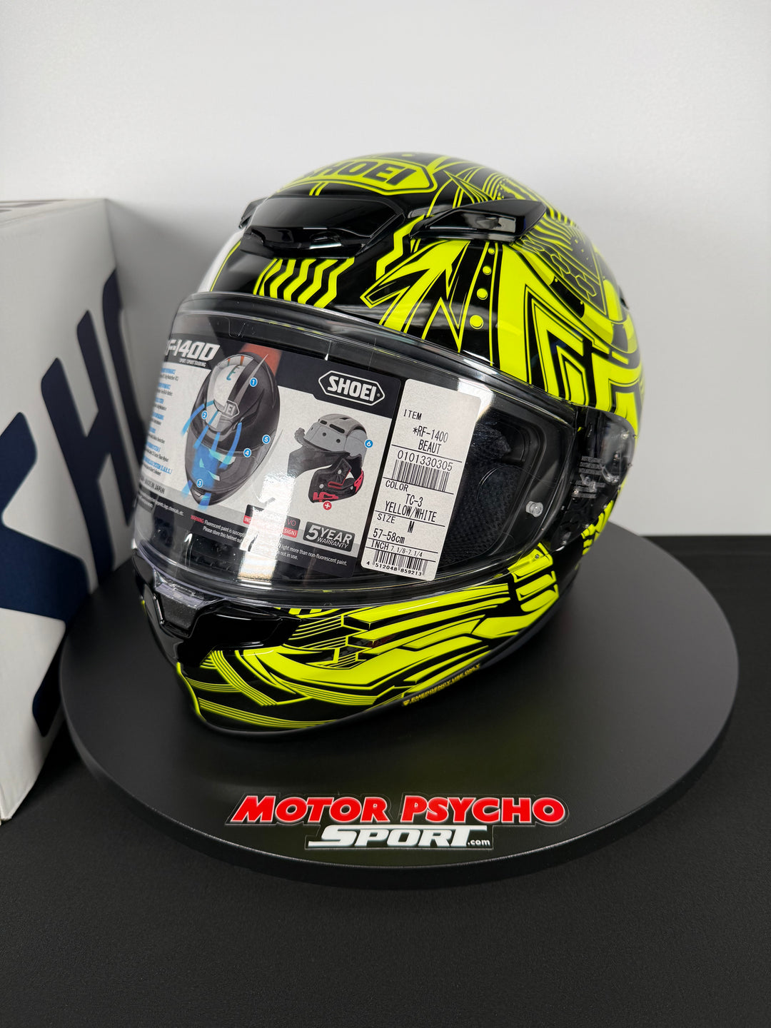Shoei RF-1400 Beaut Helmet - TC-3 - Size Medium - USED / OPEN BOX