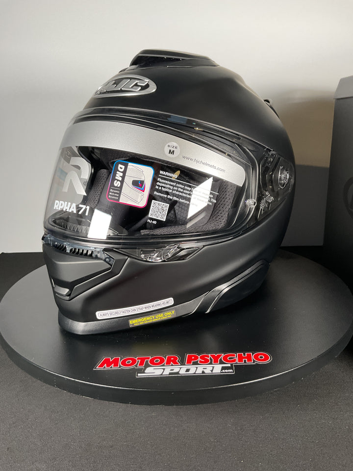 HJC RPHA 71 HELMET - MATTE BLACK - Size M - Used Open Box