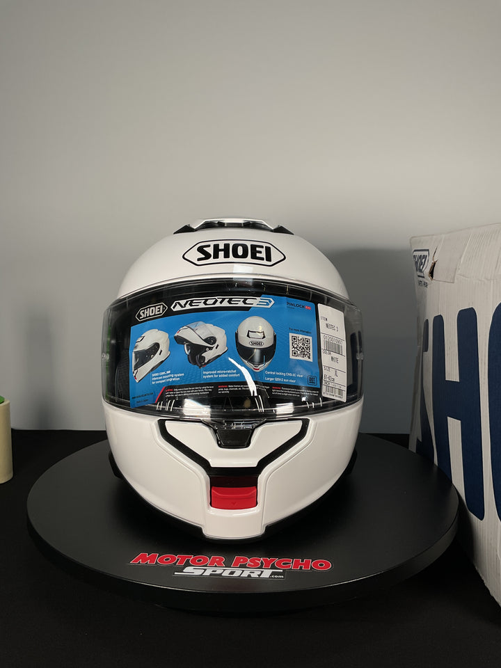 Shoei Neotec 3 Modular Helmet - Gloss White - Size XL - Open Box