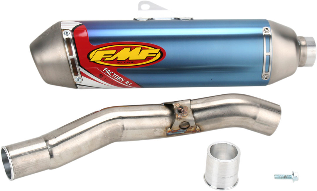 FMF Factory 4.1 Muffler  - Anodized Titanium - 044235