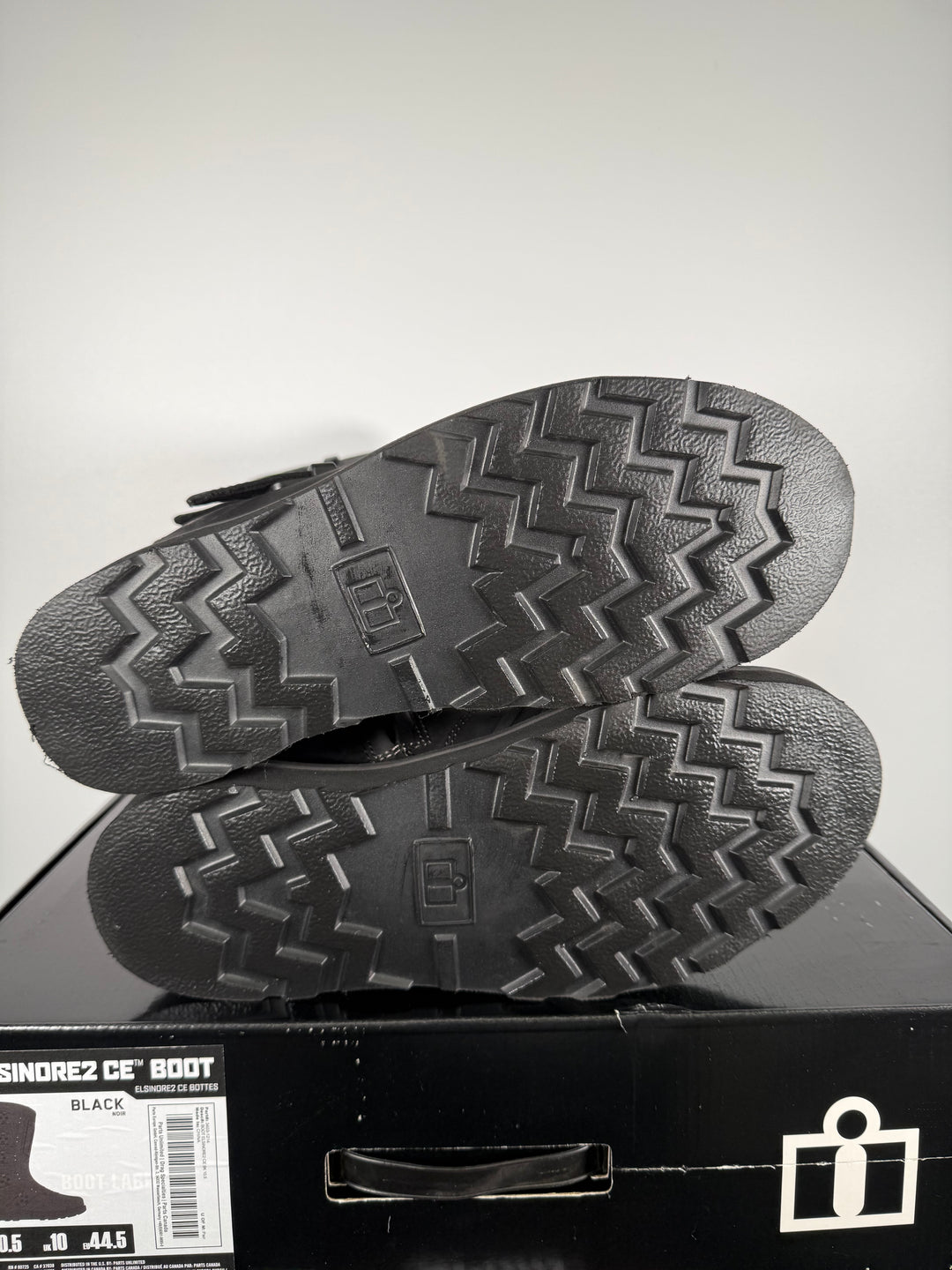 Icon Elsinore 2 Boots - Black - Size EU 44.5 / US 10.5 - OPEN BOX - FINAL SALE / NO RETURNS