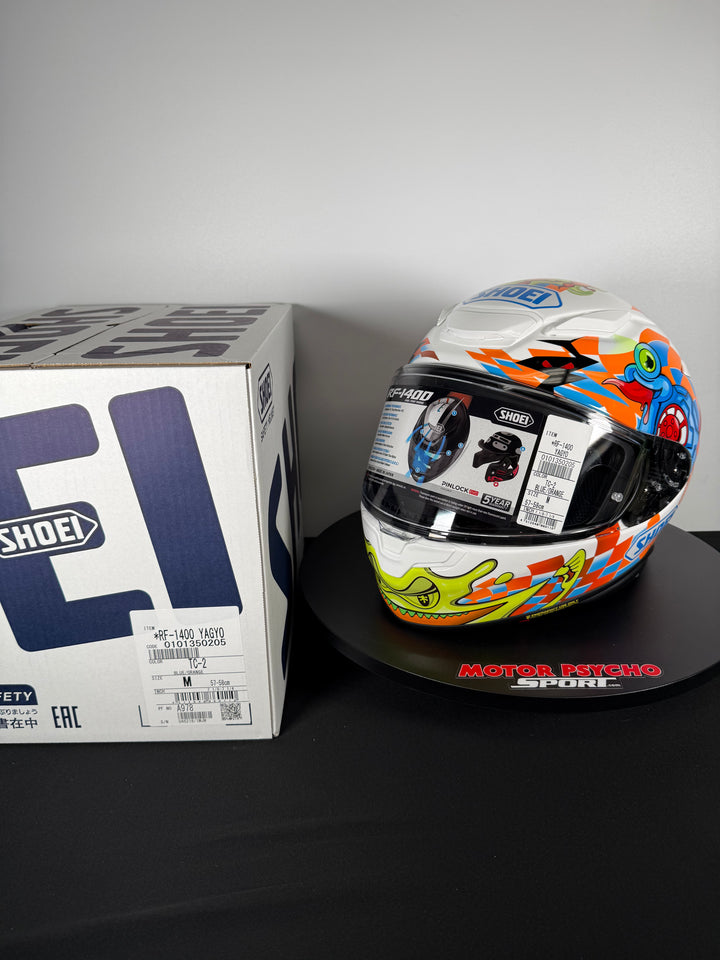 Shoei RF-1400 Yagyo Helmet - TC-2 - Size Medium - USED / OPEN BOX - FINAL SALE / NO RETURNS