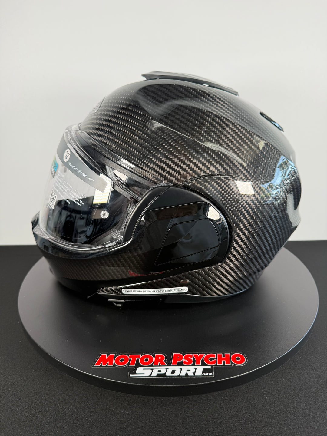 HJC F100 CARBON MODULAR HELMET - BLACK - Size M - OPEN BOX