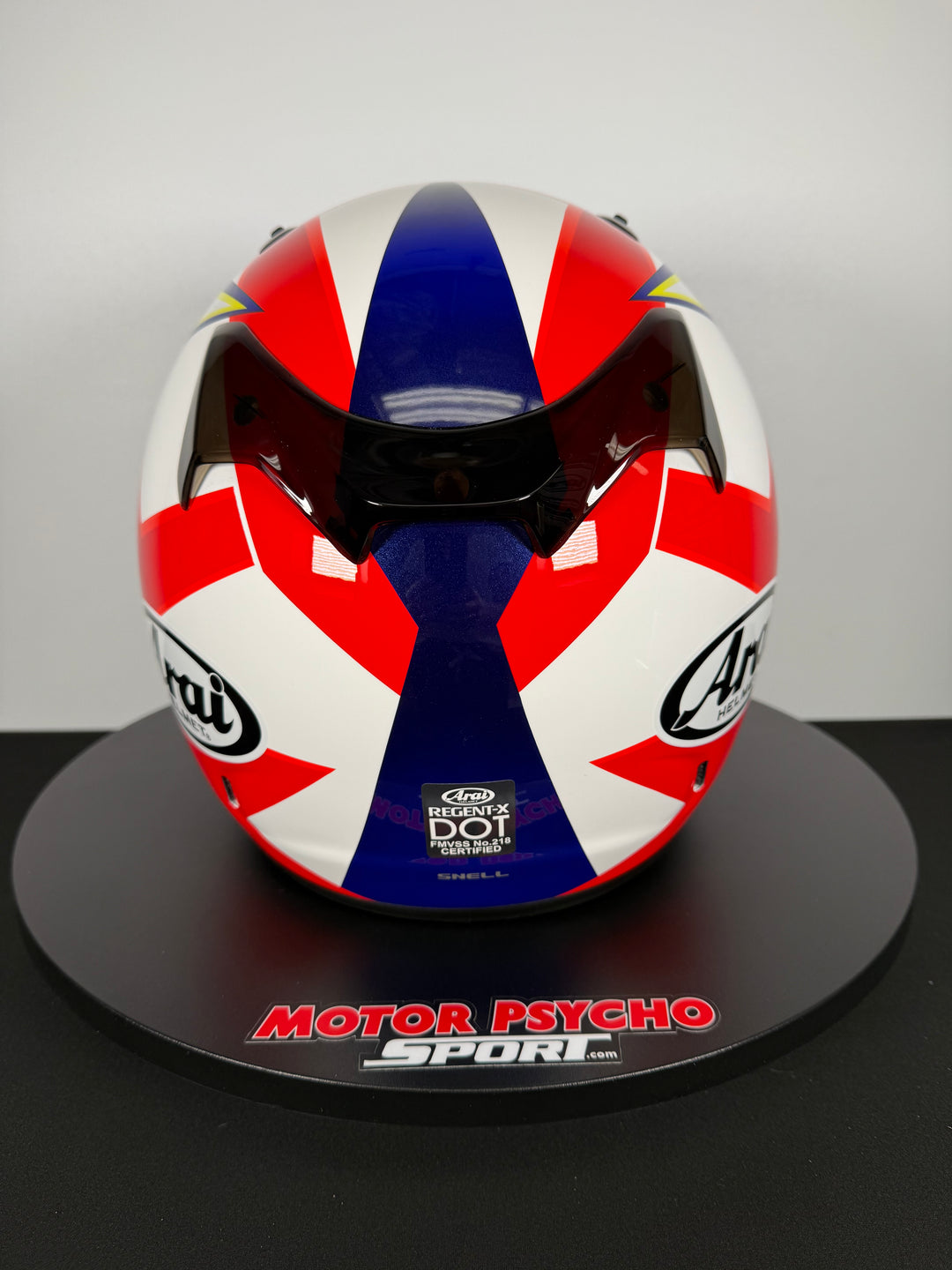 Arai Regent-X Helmet - Stars & Stripes Yellow - Size Large - OPEN BOX - FINAL SALE / NO RETURNS