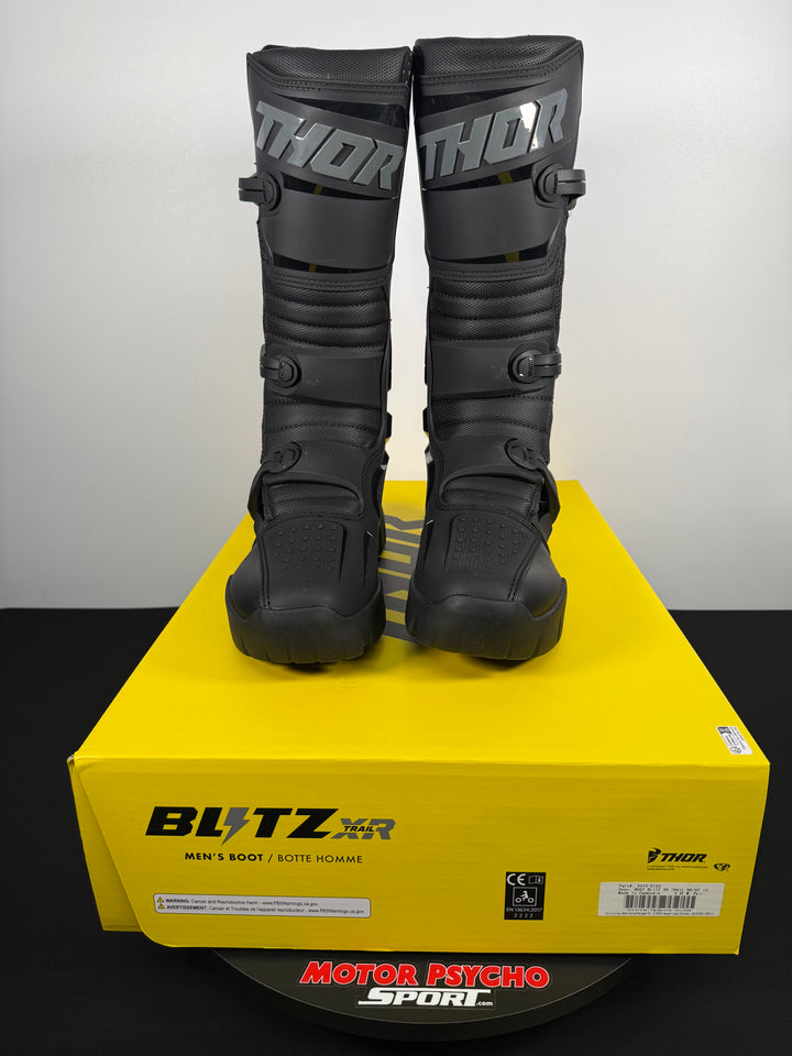 Thor Women's Blitz XR Boots-black/grey - Size 12 - OPEN BOX