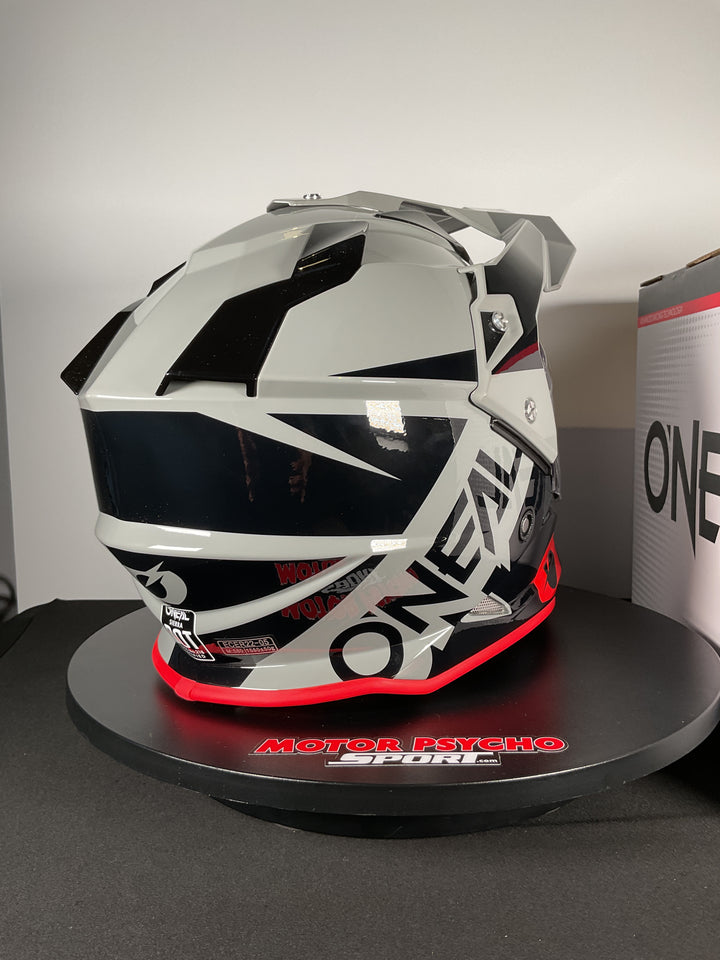 O'Neal Sierra Helmet R Gray/Black/Red - Size M - Used Open Box