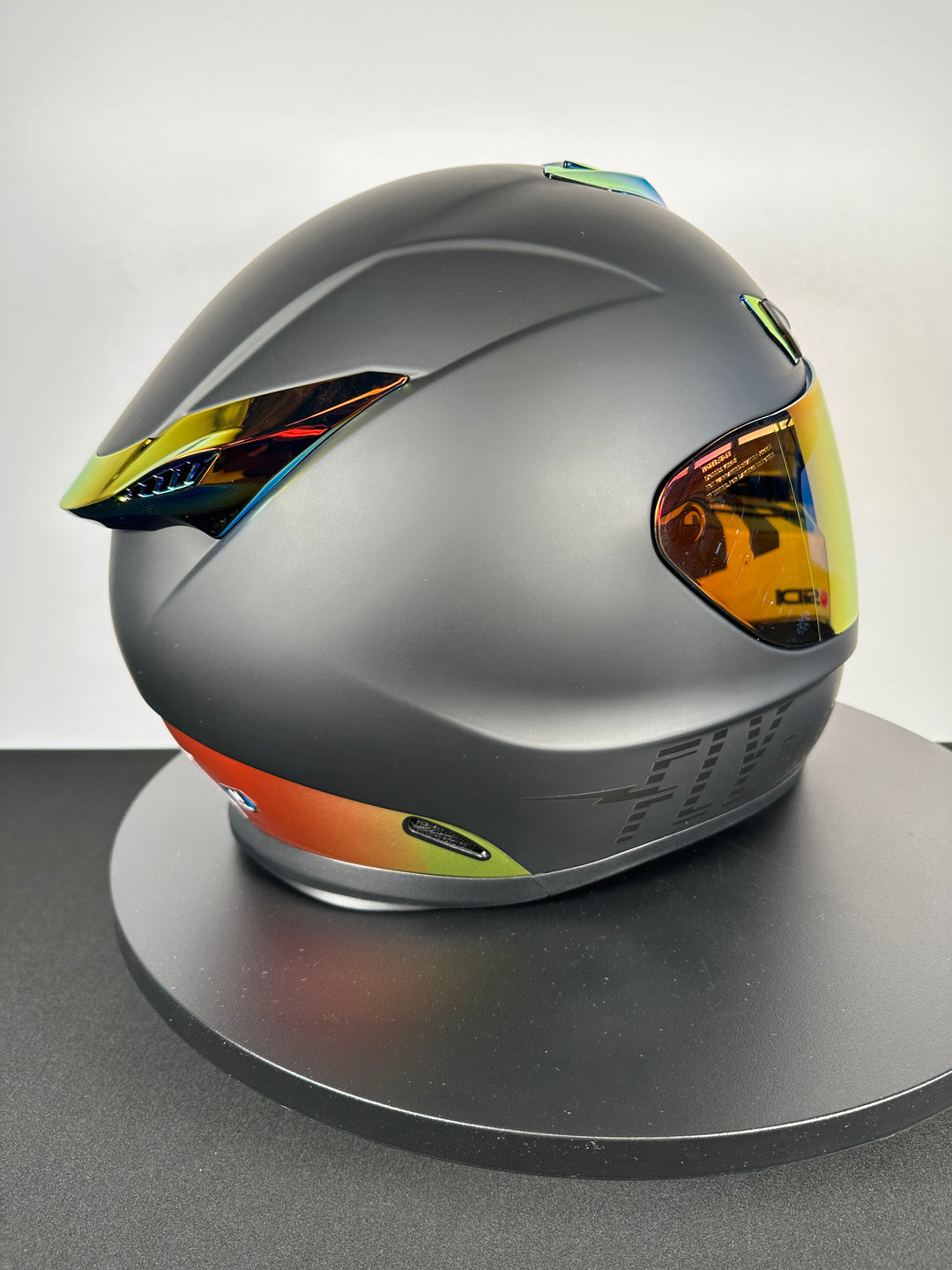Fly Racing Sentinel Recon Helmet Matte Black/Fire Chrome