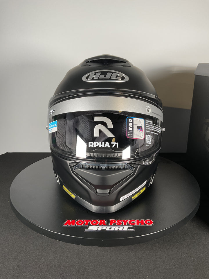 HJC RPHA 71 HELMET - MATTE BLACK - Size M - Used Open Box