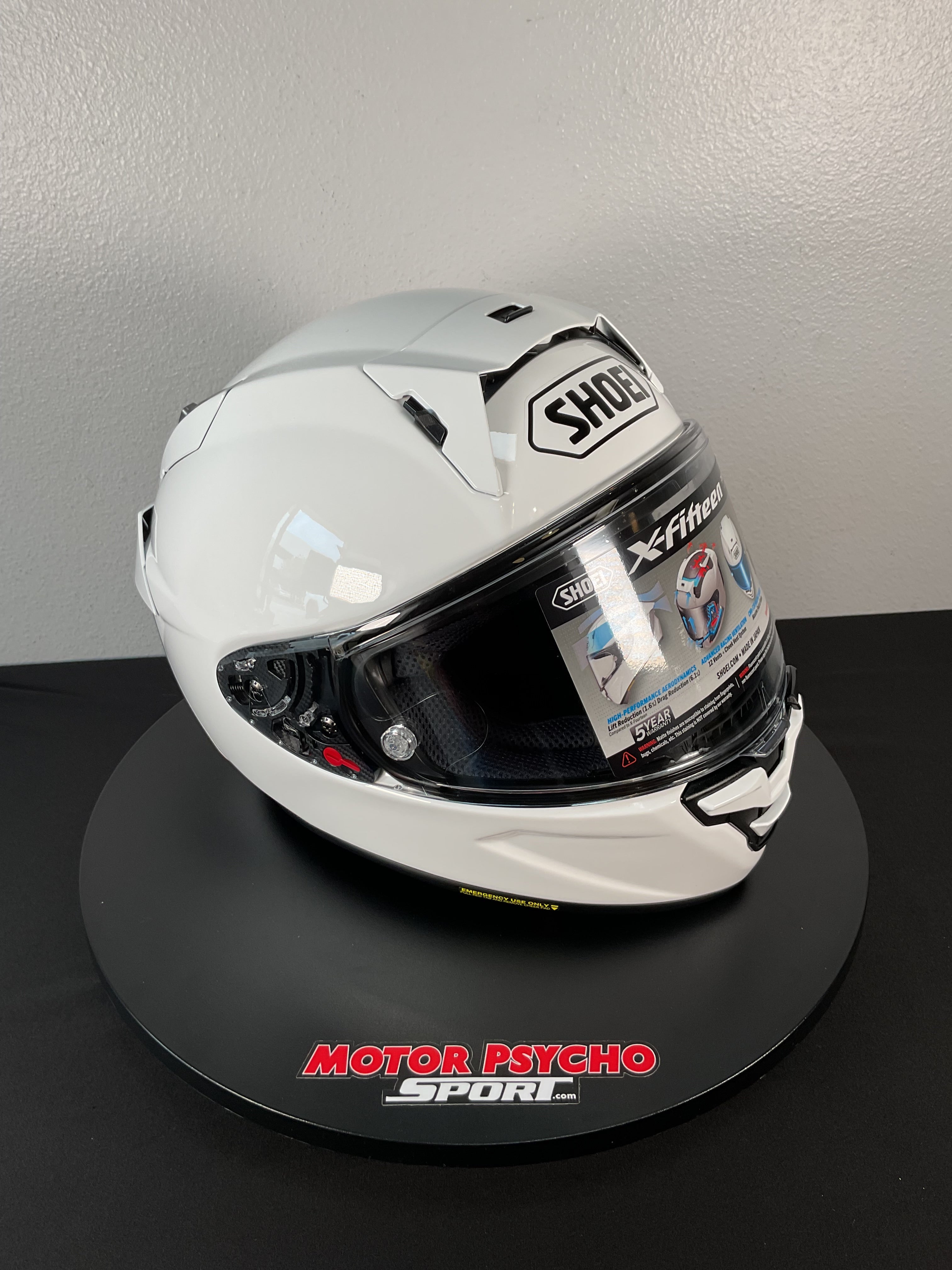 Shoei X-15 Helmet - White - Size Medium - USED / OPEN BOX – Motor