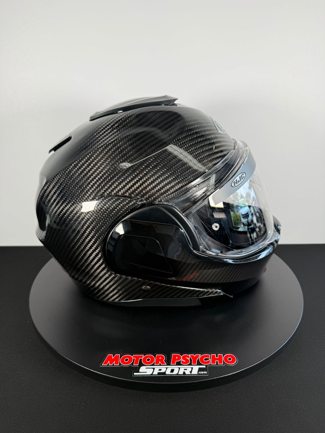 HJC F100 CARBON MODULAR HELMET - BLACK - Size M - OPEN BOX