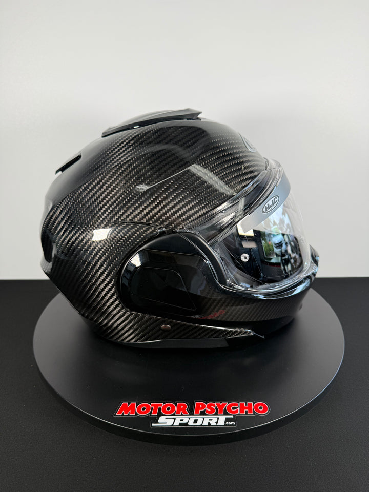 HJC F100 CARBON MODULAR HELMET - BLACK - Size M - OPEN BOX