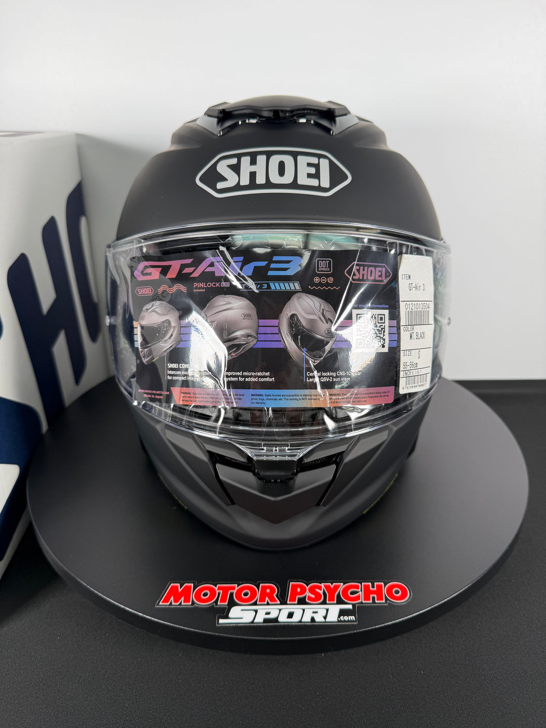 Shoei GT-Air 3 Helmet - Matte Black - Size S - USED / OPEN BOX