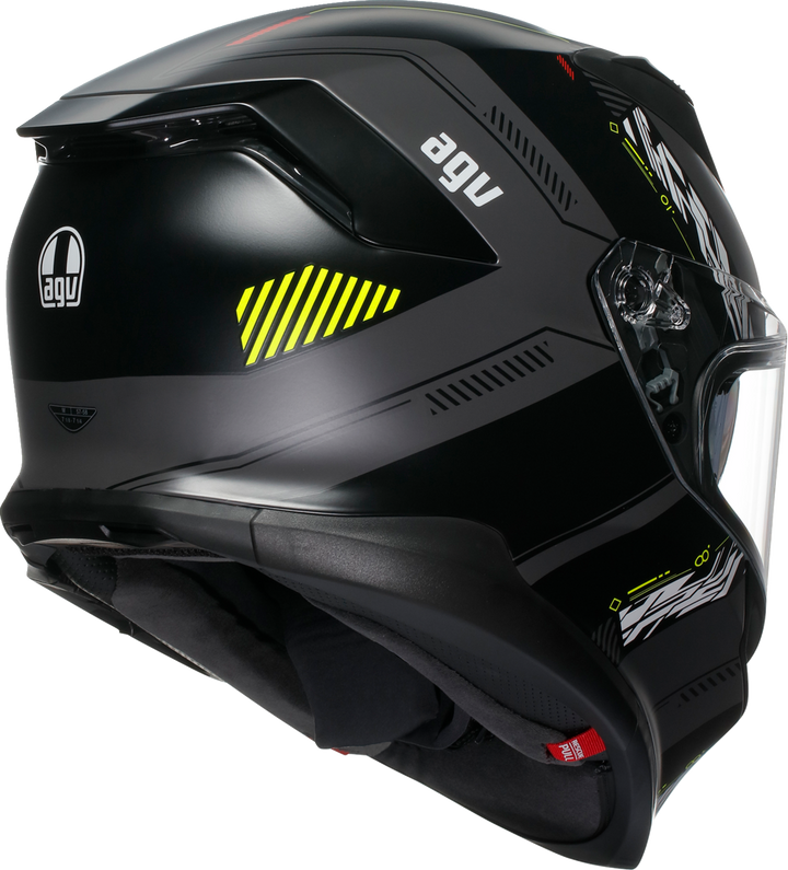 AGV K7 Helmet - Kyber Matte Gray/Yellow
