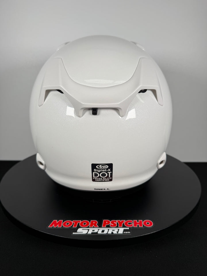 Arai Signet-X Helmet - Diamond White - Size Large - OPEN BOX - FINAL SALE / NO RETURNS