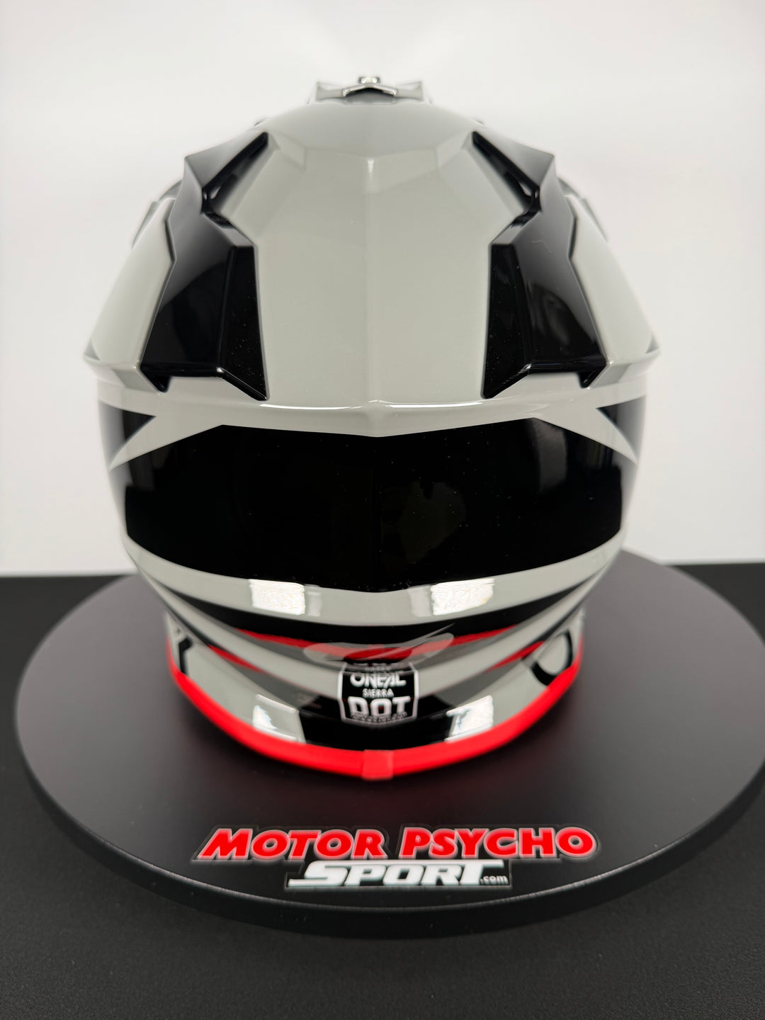O'Neal Sierra Helmet R Gray/Black/Red - Size XXL - OPEN BOX