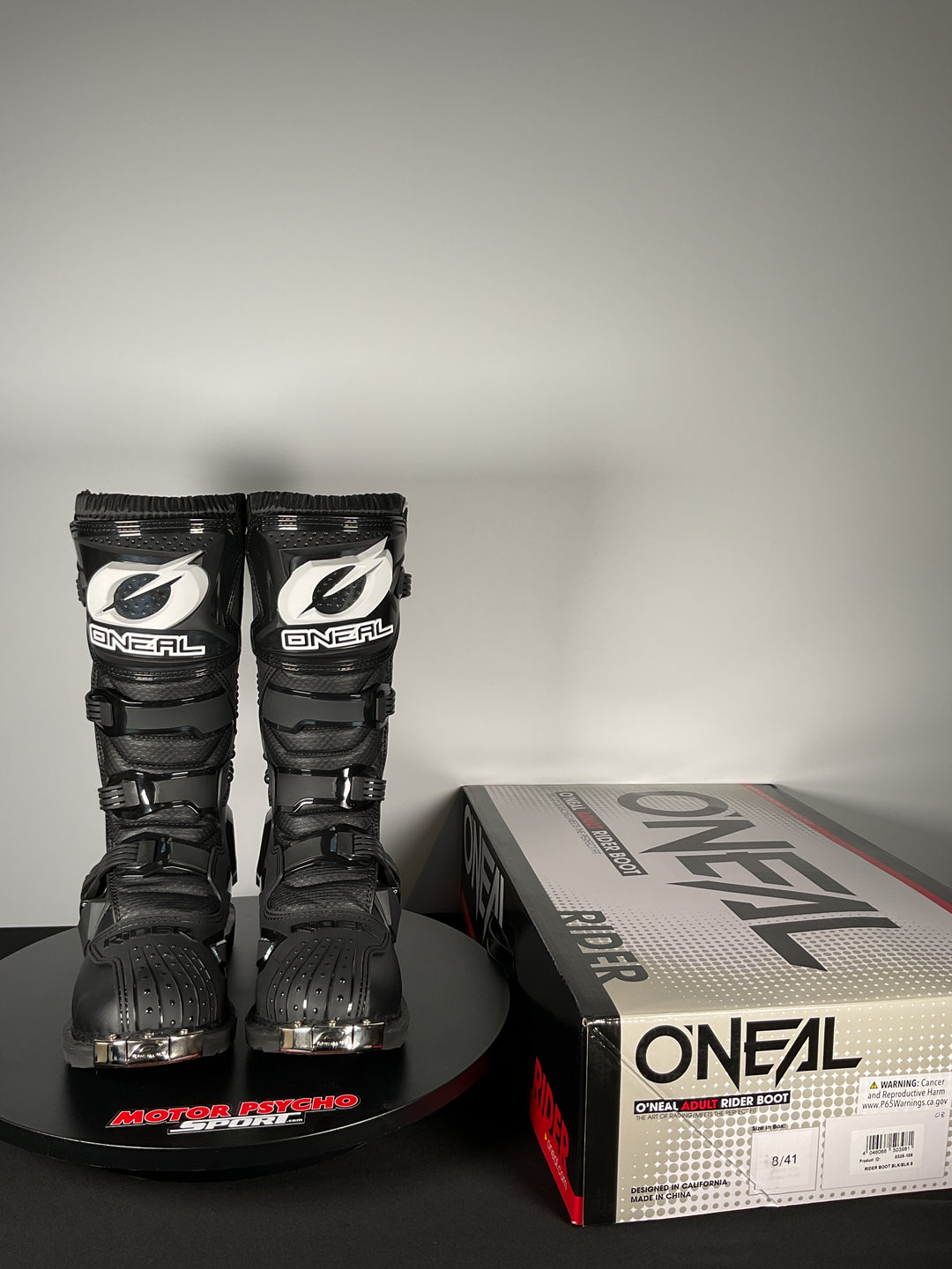 O'Neal Rider Boot - Black - Size 8 - Used Good