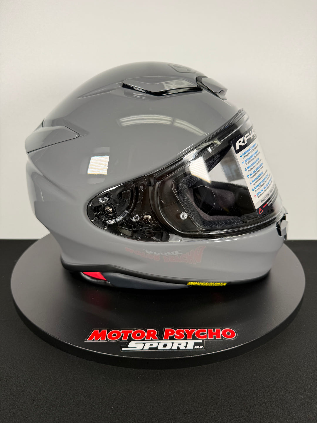 Shoei RF-1400 Helmet - Gloss Basalt Gray - Size Small - USED / OPEN BOX - FINAL SALE / NO RETURNS
