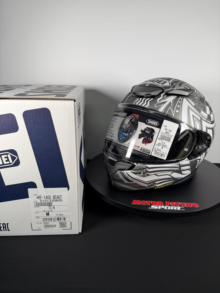 Shoei RF-1400 Beaut Helmet - TC-6 - Size M - USED / OPEN BOX