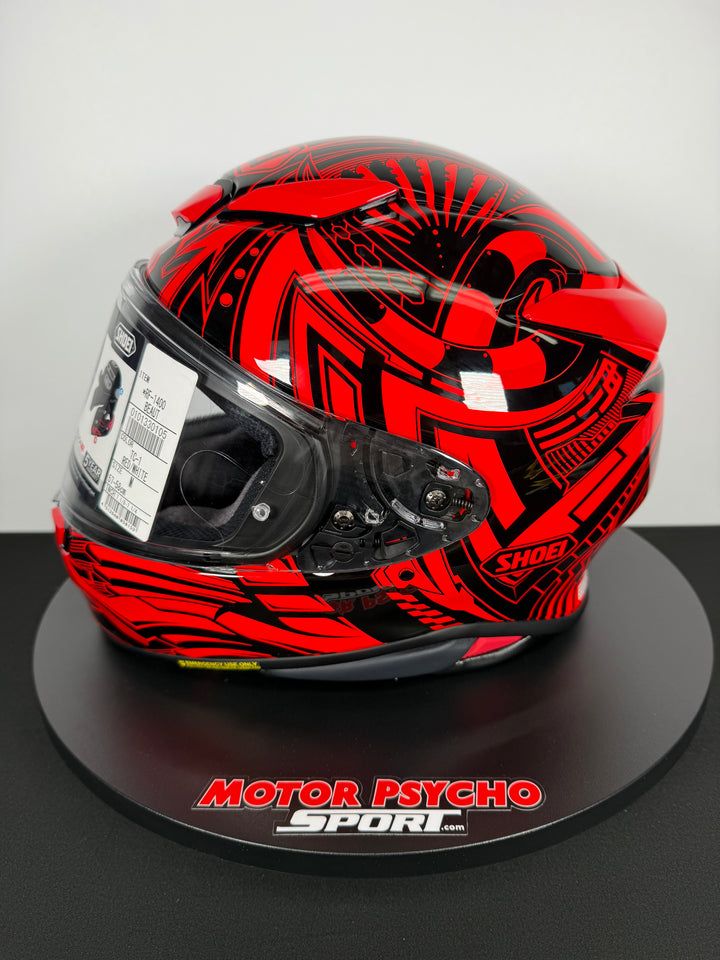 Shoei RF-1400 Helmet - Beaut TC-1 - Size Medium - USED / VERY GOOD - FINAL SALE / NO RETURNS