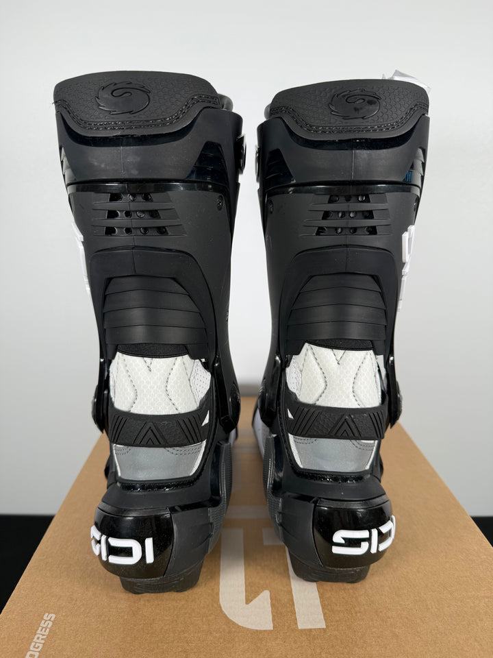Sidi Rex Air Road Race Boots - WHITE/BLACK - Size Euro 46 / US 11.5 - OPEN BOX