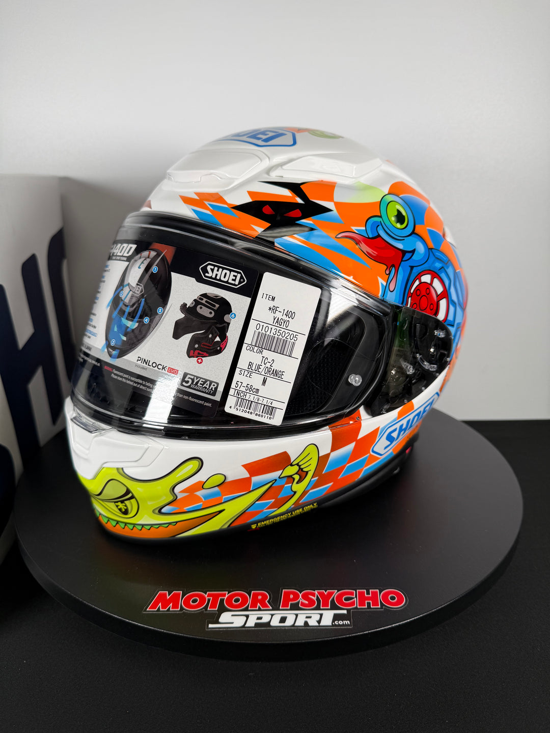 Shoei RF-1400 Yagyo Helmet - TC-2 - Size Medium - USED / OPEN BOX - FINAL SALE / NO RETURNS