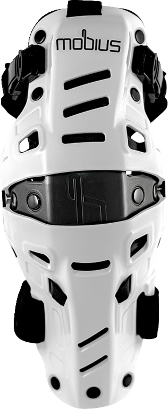 Mobius X8H Hybrid Knee Support - White/Black Pair