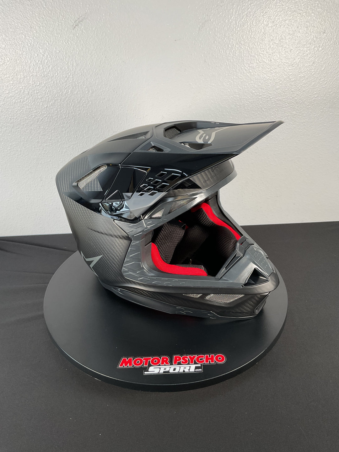 Alpinestars Supertech M10 Fame Helmet - Black Carbon Matte & Glossy - Size Large - USED LIKE NEW