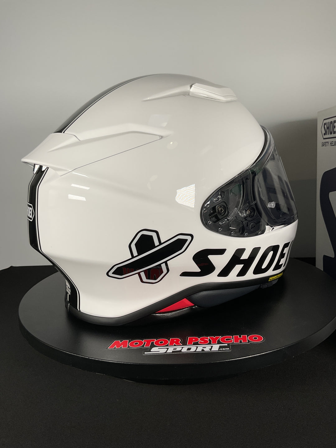 Shoei RF-1400 Ideograph Helmet - TC-6 White/Black - Size L - Used Fair Blem