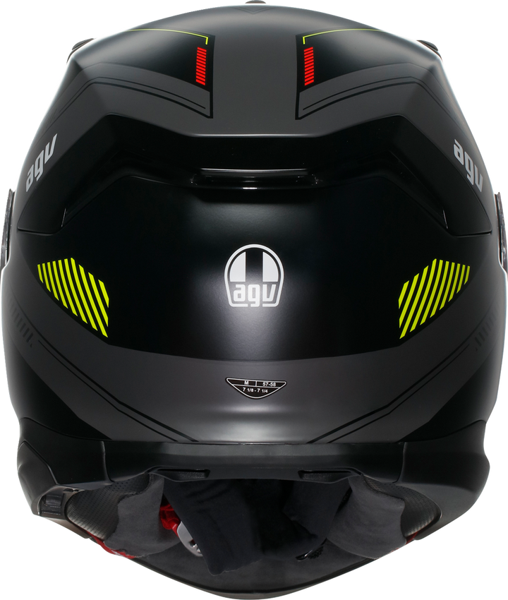 AGV K7 Helmet - Kyber Matte Gray/Yellow