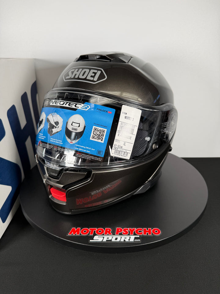 Shoei Neotec 3 Modular Helmet - Anthracite Metallic - Size XL - USED / OPEN BOX - FINAL SALE / NO RETURNS