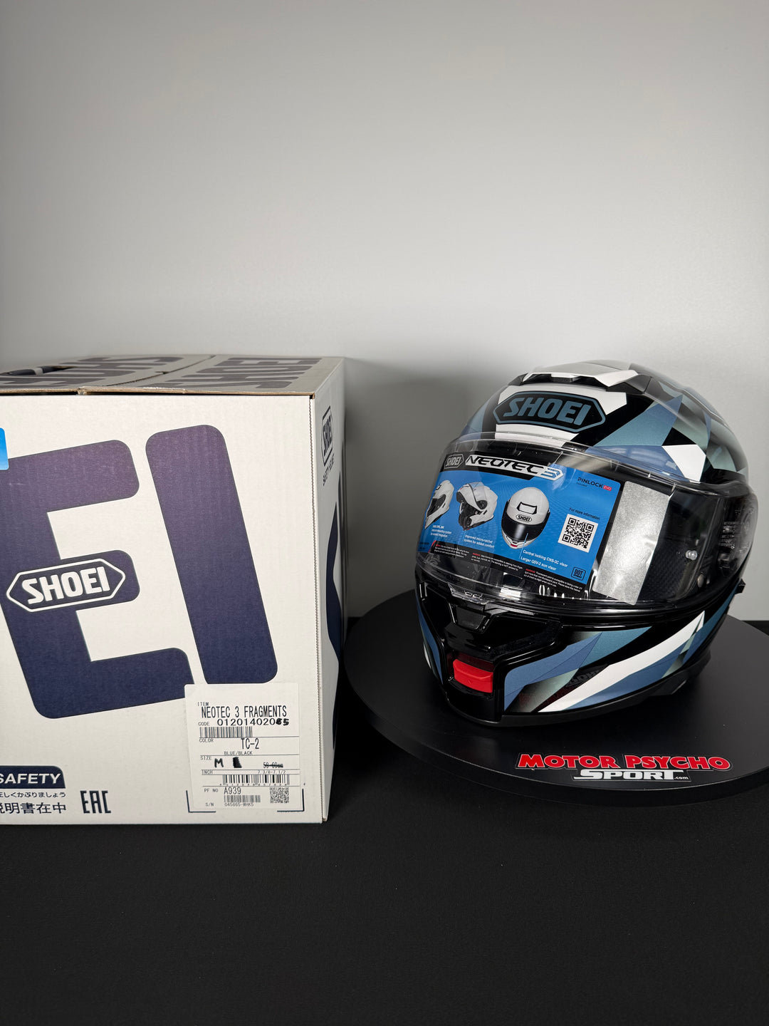 Shoei Neotec 3 Fragments Modular Helmet - TC-2 - Size Medium - USED / OPEN BOX - FINAL SALE / NO RETURNS