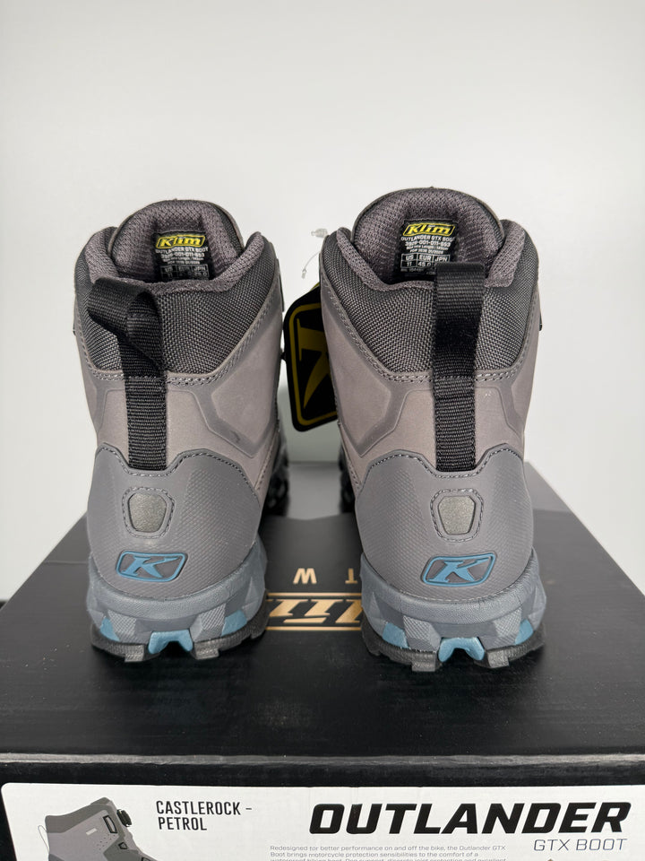 KLIM OUTLANDER GTX BOOT - CASTLEROCK - PETROL - Size 11 - OPEN BOX