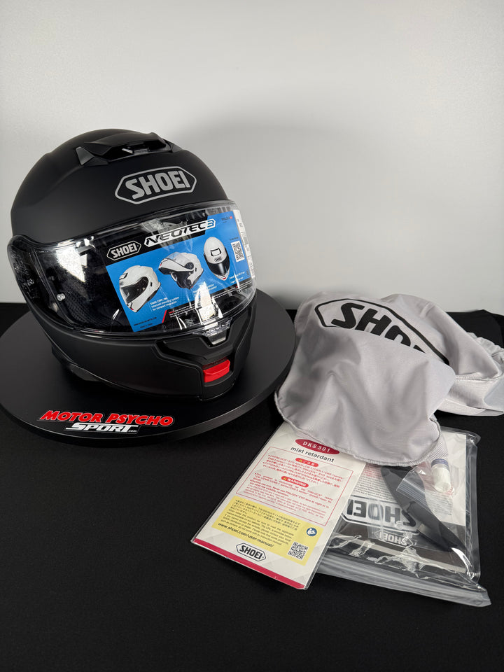 Shoei Neotec 3 Modular Helmet - Matte Black - Size XS - USED LIKE NEW