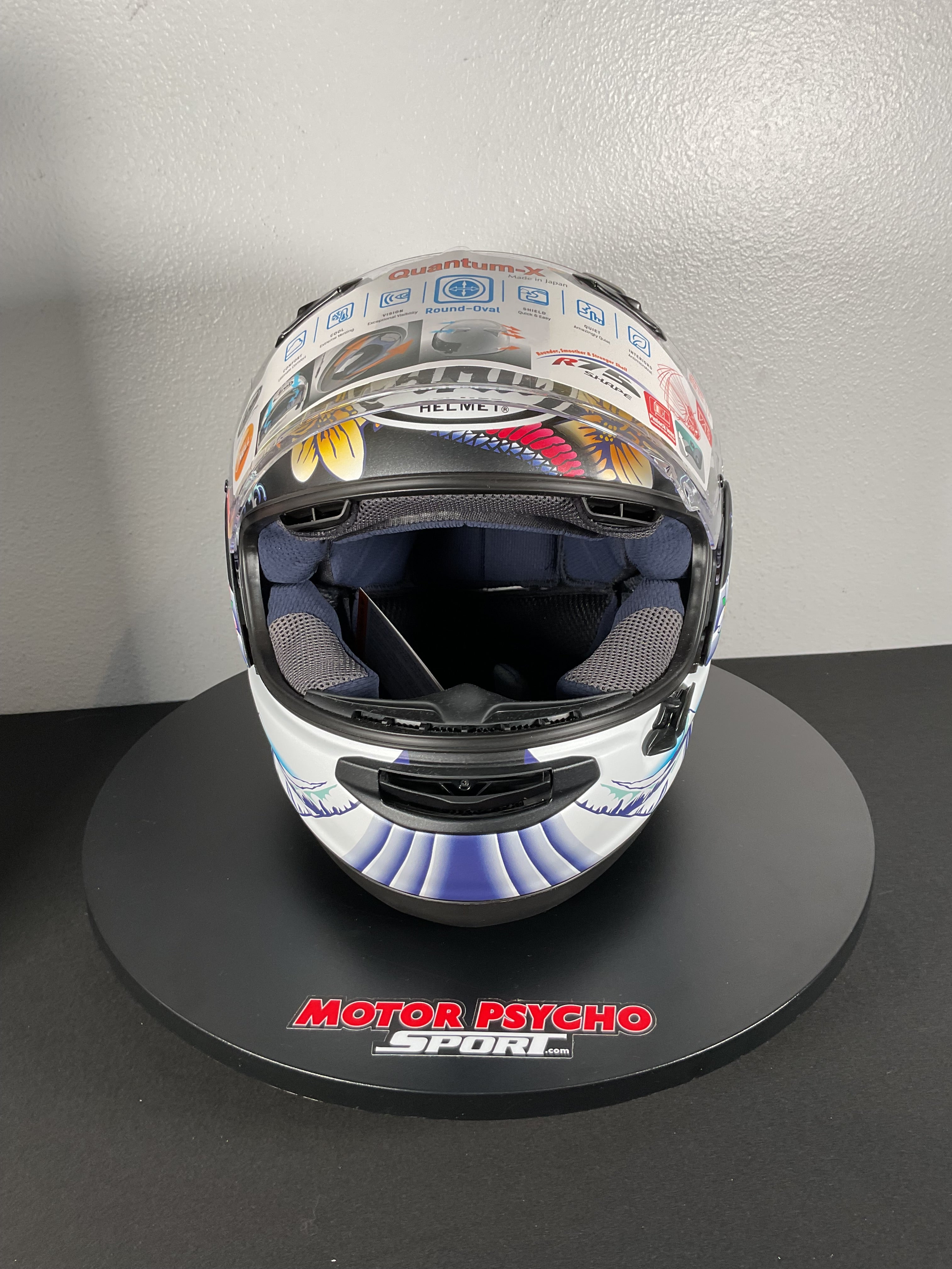Arai Quantum-X Helmet - Oriental Black Frost - Size Large - OPEN