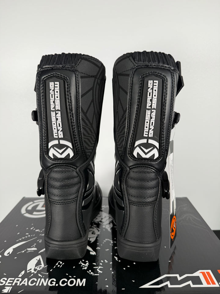 Moose Racing M1.3 Youth Boots - Black - Size Youth US 1 - OPEN BOX