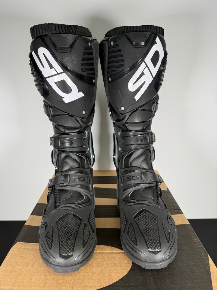 Sidi Crossfire 3 SRS Black/Black Boots - Size EU 46 / US 11.5 / OPEN BOX - FINAL SALE / NO RETURNS