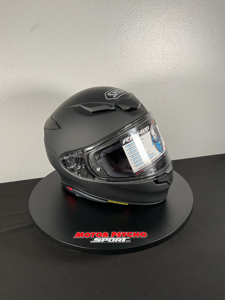 Shoei RF-1400 Helmet - Matte Black - Size Small - USED / OPEN BOX