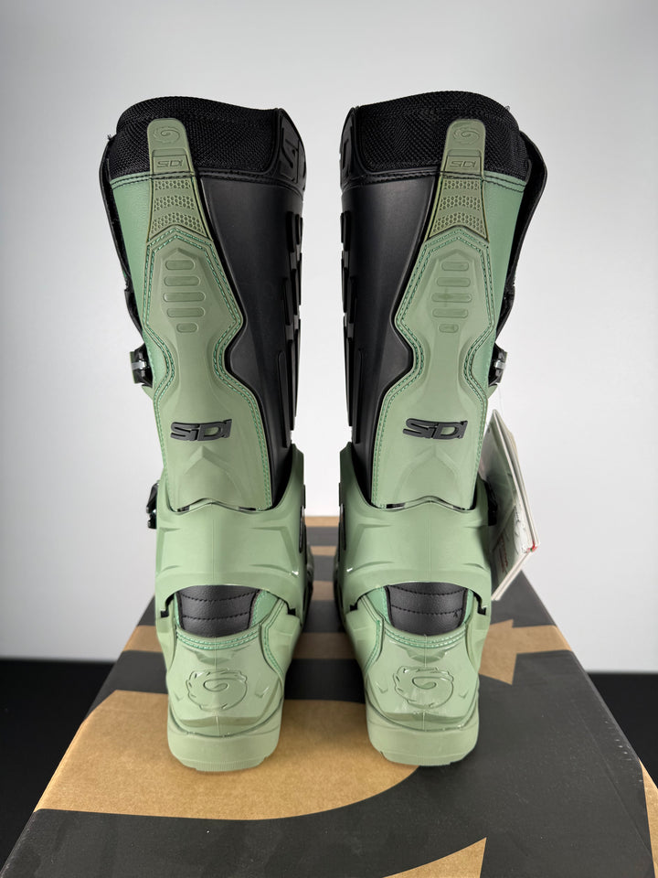 Sidi Crossair SL Army/Black Boots - Limited Edition - Size Euro 45 / US 11 - OPEN BOX
