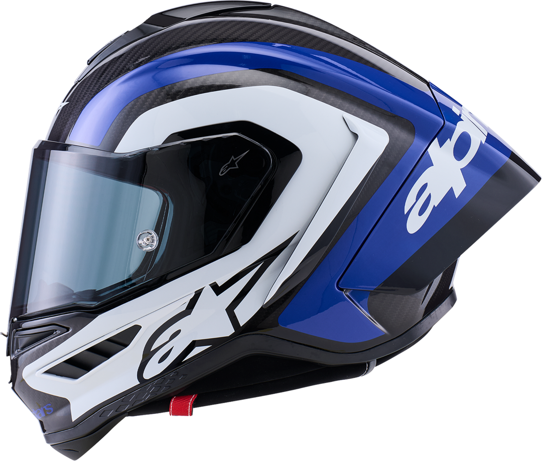 Alpinestars Supertech R10 Arius Helmet -Gloss Black/White/Blue
