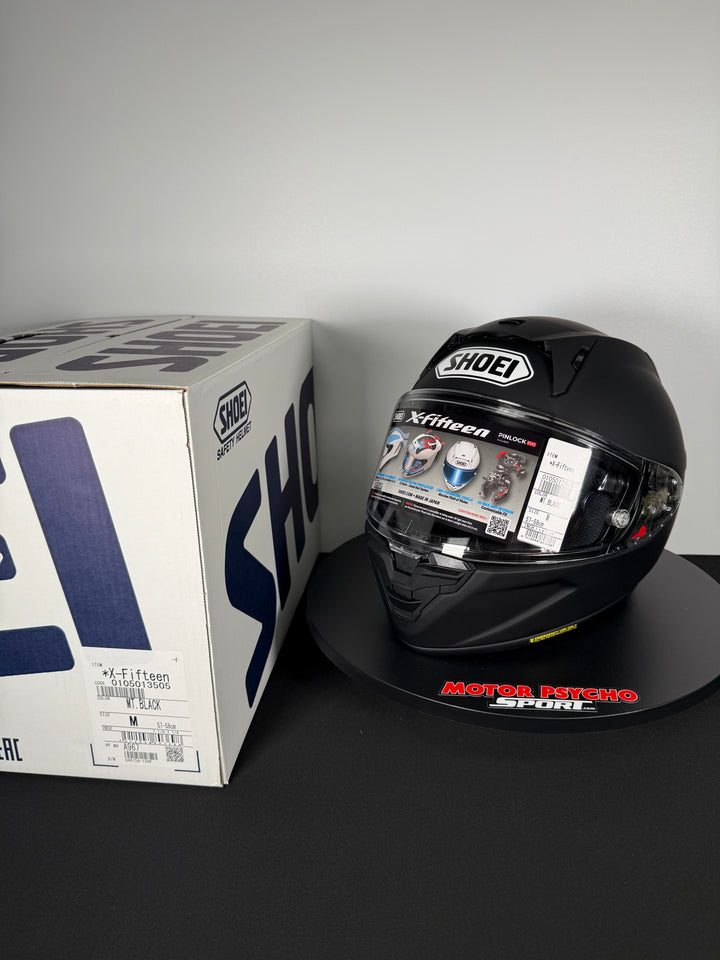 Shoei X-15 Helmet - Matte Black - Size Medium - USED / OPEN BOX - FINAL SALE / NO RETURNS