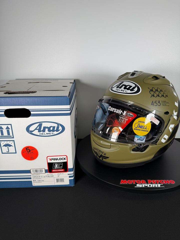 Arai Contour-X Helmet - MVK Oakley - Size Large - OPEN BOX - FINAL SALE / NO RETURNS