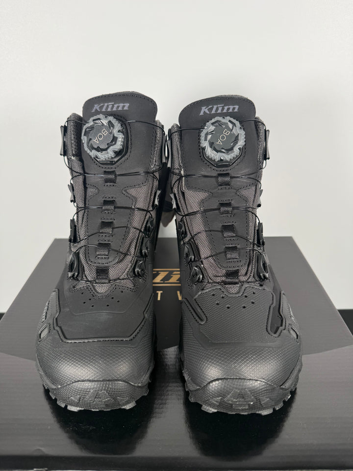 KLIM OUTLANDER GTX BOOT - STEALTH BLACK - Size Euro 40.0 / US 7 - OPEN BOX