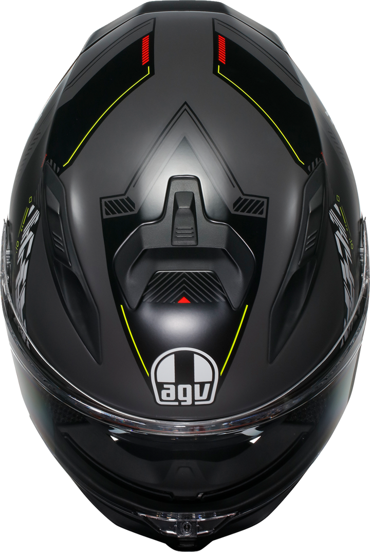AGV K7 Helmet - Kyber Matte Gray/Yellow
